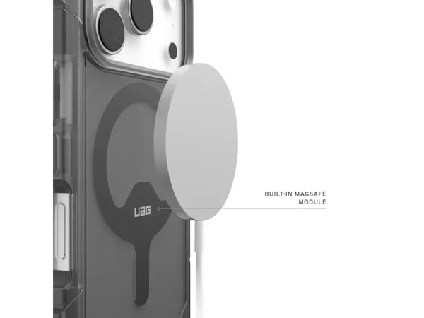 Urban Armor Gear Trooper MagSafe-deksel til iPhone 17 Pro, askegrå 114521113131