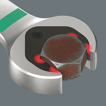 Wera 05020354001, 19 mm, 1 styck, Silver