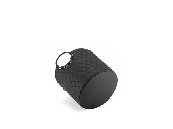 Reisenthel loophome S, Svart, Gjuten aluminium, Polyester, Korg, Monokromatiskt, Geometriskt mönster, inomhus