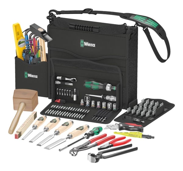 Wera 05134011001, Vattenpumpstång, Kombinationstång, Svart, Röd, Grön, Metallisk, 370 mm, 345 mm, 140 mm, 7,49 kg