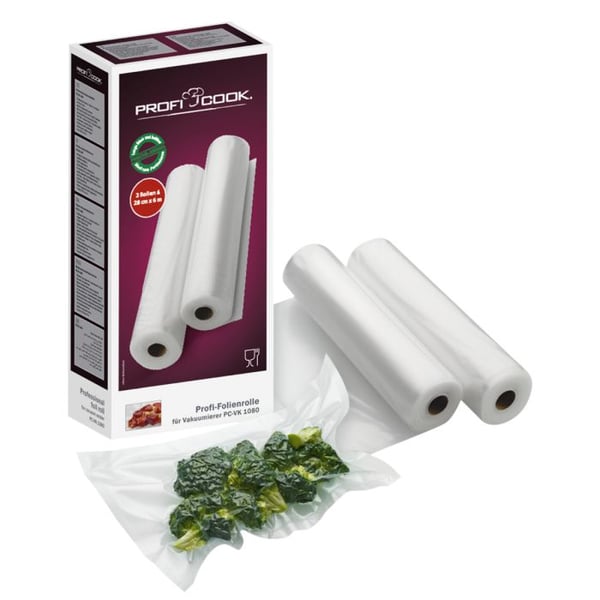ProfiCook - Rull - for vakuumforsegler (en pakke 2)