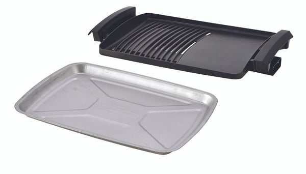 Orava EG-1300, Sort, Rektangulær, Rist + steketakke, 2200 W, 220-240 V, 50 - 60 Hz