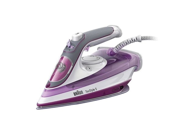Braun TexStyle 5 SI5037VL höyrysilitysrauta 2700 W FreeGlide 3D SuperCeramic violetti