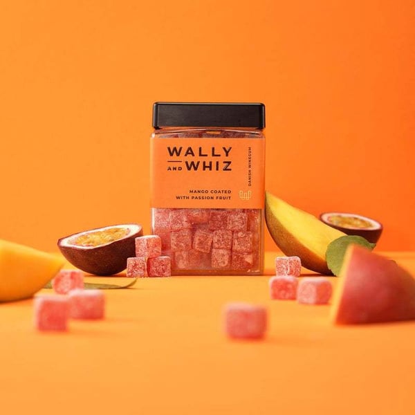 Wally And Whiz Mango med Passionsfrugt Cube 240g