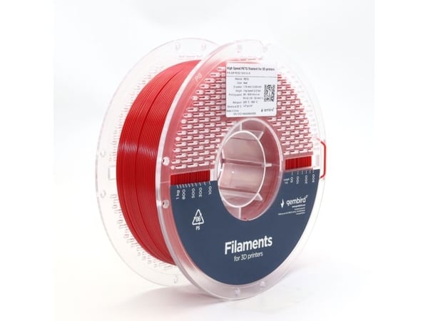 Gembird - punainen - 1 kg - punainen - värilaatikko - PETG-filamentti (3D)
