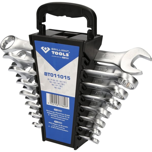 KS TOOLS Werkzeug-maschinen GmbH kombinasjonsnøkkelsett, 15 deler (BT011015)