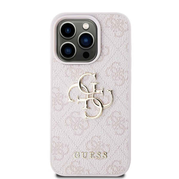 GUESS , Mobilskal, Apple, Apple iPhone 15 Pro, 15,5 cm (6.1"), Rosa