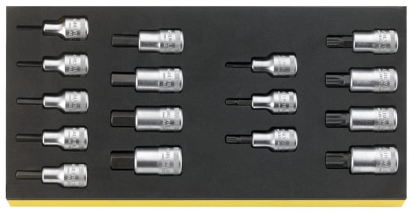 STAHLWILLE 96838762, Støpselsett, 16 hoder, 350 mm, 175 mm, 1,75 kg