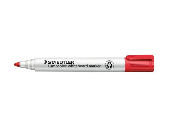 Staedtler 351-2, 1 kpl, Punainen, Valkoinen, Polypropeeni (PP), 2 mm