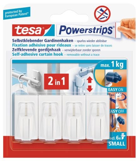 TESA 58034-00007, Vit, 1 styck