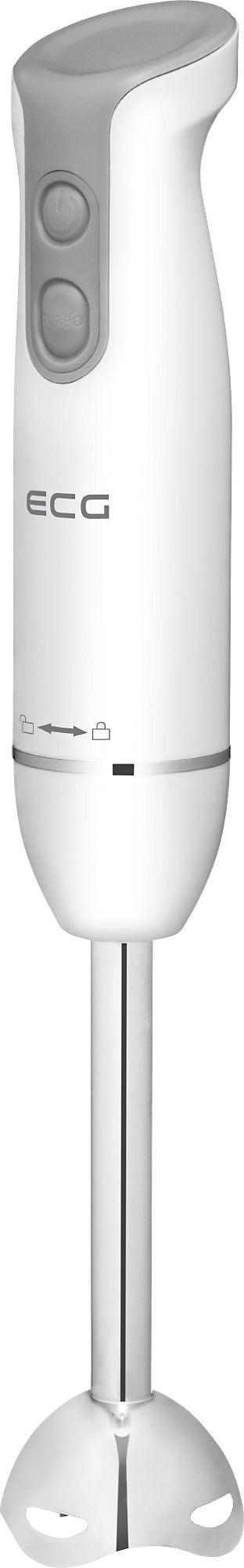 ECG RM 430, Upotettava sekoitin, 0 L, Syke-toiminto, 1,3 m, 400 W, Harmaa, Valkoinen