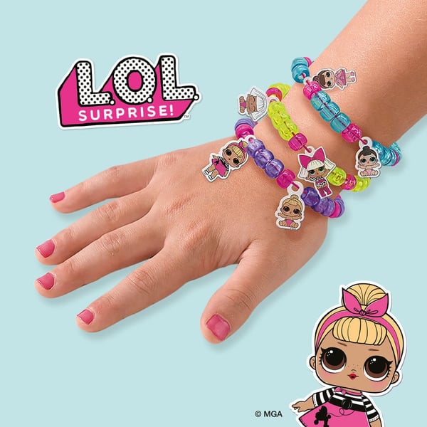 SES Creative L.O.L. 14196, Smykkesett til å lage armbånd for barn, 6 år, Flerfarget, 1 stykker