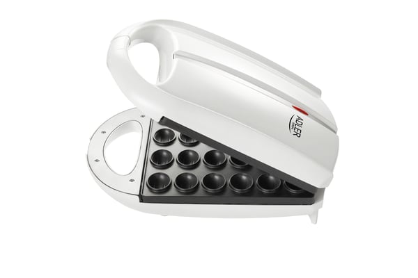 Adler , 24 våffla/våfflor, Figur, Svart, Bakelit, 1400 W, 1600 W