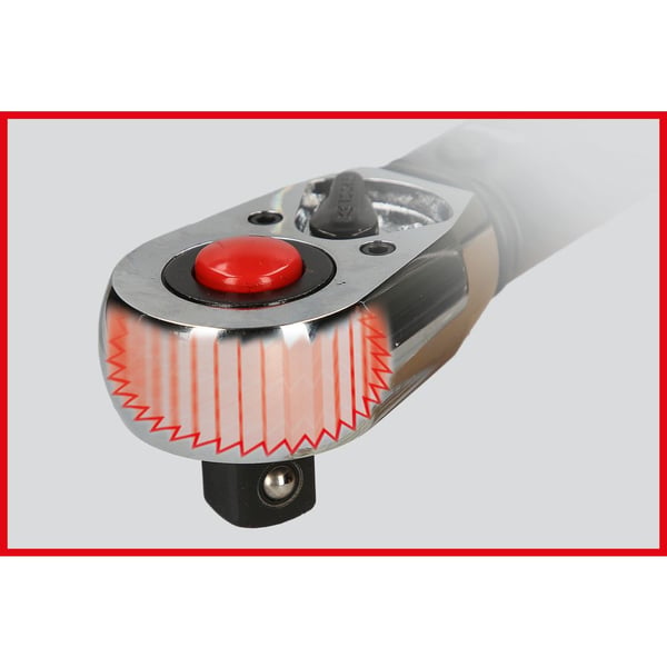 KS Tools 516.1905, Ft-lb, Nm, Elektronisk, 1/2", 40 - 200 Nm, 3%, Tyskland