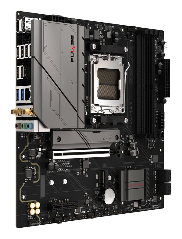 Sapphire PULSE B850M WIFI -emolevy, B850, AM5, micro-ATX, DDR5