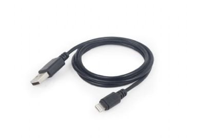 Gembird CC-USB2-AMLM-1M, 1 m, USB A, Micro-USB B/Lightning, Musta, Uros/uros, Apple iPhone 5, 6