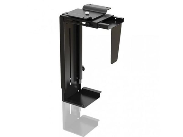 Techly ICA-CS 66, Keskusyksikön pidike pöydän alle, 10 kg, Musta, Metalli, 175 mm, 3,23 kg