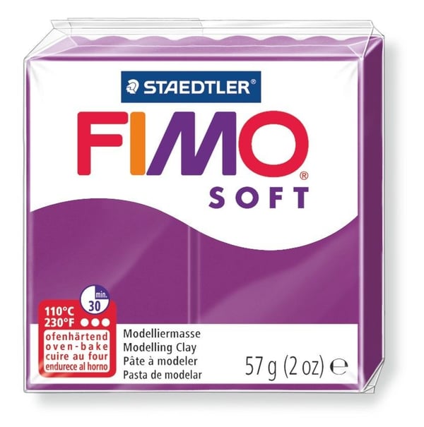 Staedtler FIMO 8020, Modellera, Lila, 1 färger, 110 ° C, 30 min, Tyskland