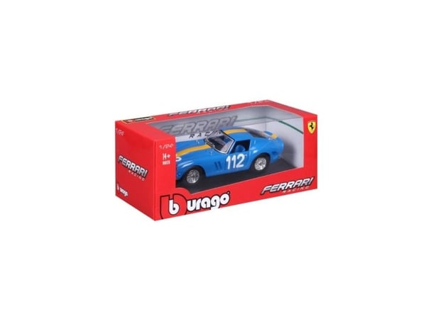Bburago Model Car18-26305 Ferrari 250 GTO 1:24 sininen / keltainen