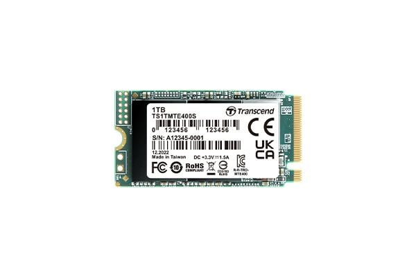 Transcend MTE400S - SSD - 1 TB - inbyggd - M.2 2242 - PCIe 3.0 x4 (NVMe)