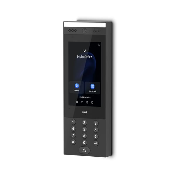Ubiquiti UACC-Intercom-WM, Kiinnitys, musta, Ubiquiti, Messinki, Polykarbonaatti (PC), Seinä, UA-Intercom