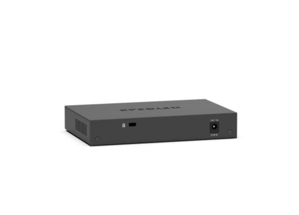 NETGEAR MS305, Hallitsematon, 2.5G Ethernet (100/1000/2500), Täysin kaksipuolinen, Seinäkiinnitteinen