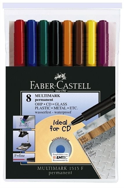 Faber-Castell 151309, Monivärinen, 8 kpl