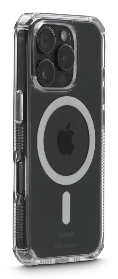 Hama Extreme Protect, Mobilskal, Apple, iPhone 16 Pro, 16 cm (6.3"), Transparent