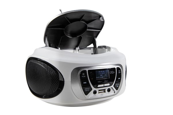 Trevi CMP 510 DAB, Digital, DAB, DAB+, FM, Afspiller, CD, CD-R, CD-RW, Afspil/pause, Skip down, Skip up, Stop, Top