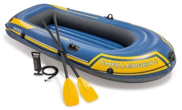 Intex 68367NP, Resor/fritid, Uppblåsbar båt, Blå, Vit, Gul, 2 person(er), 412.8 mm, 542.9 mm
