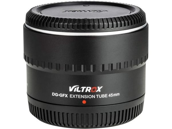 VILTROX DG-GFX 45MM, Fujifilm, Fuji GFX-Mount with-Format kamerat FUJIFILM GFX50S/GFX50R, 1 kpl, Musta, 4.5 cm, 4.5 cm, 4.5 cm