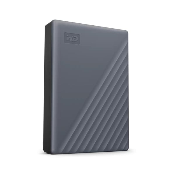 WD My Passport WDBY3J0060BGY - Hårddisk - krypterat - 6 TB - extern (portabel) - USB 3.2 Gen 1 - 256 bitars AES - silikongrå