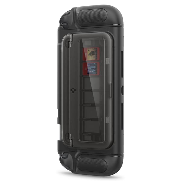 Spigen Snap Switch, Suojus, Nintendo, musta, Termoplastinen polyuretaani (TPU), Polykarbonaatti (PC), Nintendo Switch 2