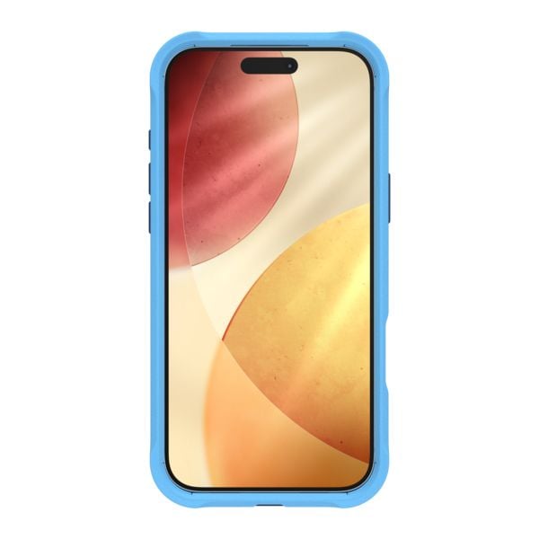 ZAGG Rainier Snap - Baksidedeksel for mobiltelefon - robust - stativ + kamerakontrollknapp - MagSafe-samsvar - grafen - kobaltblå horisont - for Ap...