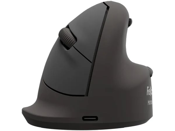 Fellowes 100143582, Oikeakätinen, Vaakasuuntainen muotoilu, Optinen, Bluetooth + USB Type-C, 2400 DPI, musta