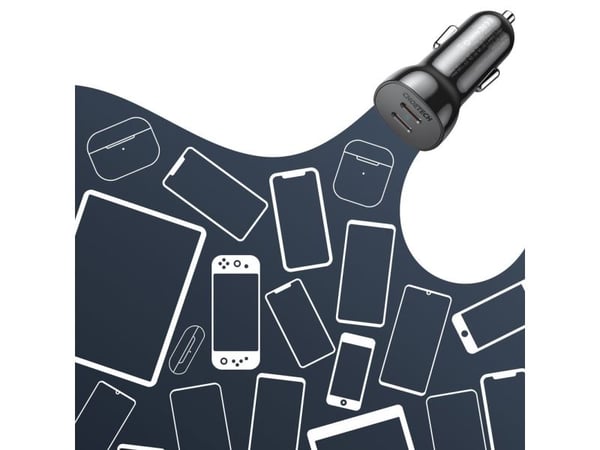 Choetech TC0008, Innendørs, Cigartenner/lighter, Sort