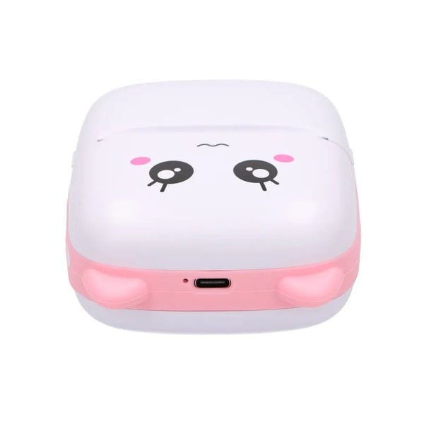 Ekstralink | EPP-001 Rosa termisk skriver + Vanlig termisk papir 5 ruller |