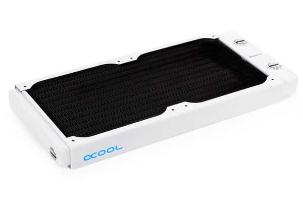 Alphacool NexXxoS ST30, Kjøleribbe, Stål, Sort, Hvit, 124 mm, 271,5 mm, 30 mm