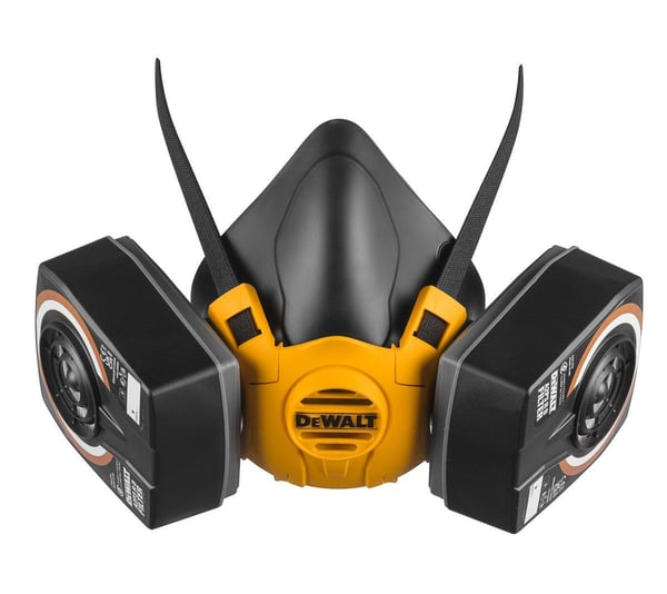 DeWalt halvmask inkl. A2P3-filter str. M