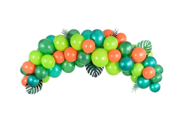 Grön ballonggirlang