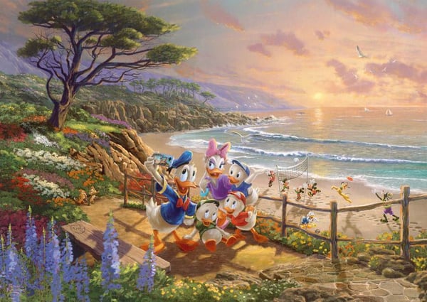 PQ 1000 Puslespill Thomas Kinkade Duck & Daisy G3