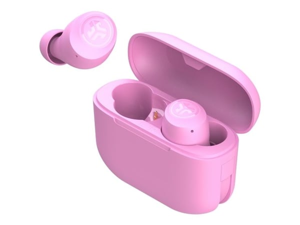 JLab Audio Go Air POP - True wireless-hodetelefoner med mikrofon - i øret - Bluetooth - rosa