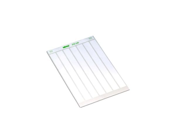 Wago kort med selvklebende merkelapper for egen merking 7x25 stk. (210-345)