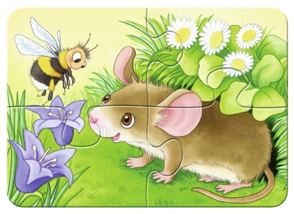 Ravensburger My First Puzzles 00.006.952, 2 stk, Dyrelivet, 2 År