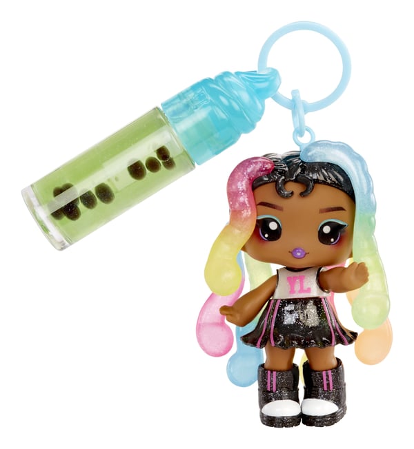 MGA Entertainment Yummiland Lip Gloss Doll Sour Sweeties - Sasha Sourworms, Minidukke, Jente, 4 år, Gutt/Jente, Flerfarget