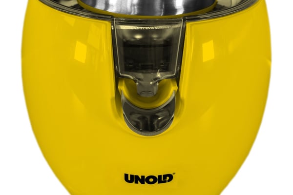 Unold Power Juicy, Handdriven juicepress, Gul, 1 m, Rostfritt stål, Plast, Rostfritt stål, 1100 W