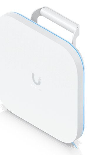 Ubiquiti UniFi E7-Campus aksesspunkt Wi-Fi 7 11500 Mb/s 10 GbE utendørs, hvit