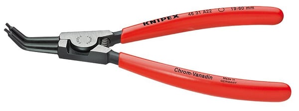 Knipex 46 31 A42, Låseringtang, Stål, Plast, Rød, 310 mm, 511 g