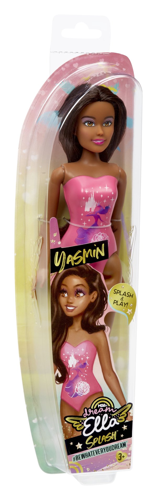 MGA''s Dream Ella Splash Doll- Yasmin (Pink), Modedocka, Flicka, 3 År, Pojke/flicka, 290 mm, Multifärg