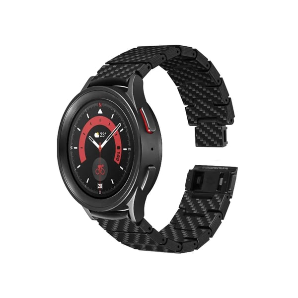 Pitaka SAW2402, Band, Smartwatch, Svart, Samsung, Galaxy Watch Ultra, Kolfiber